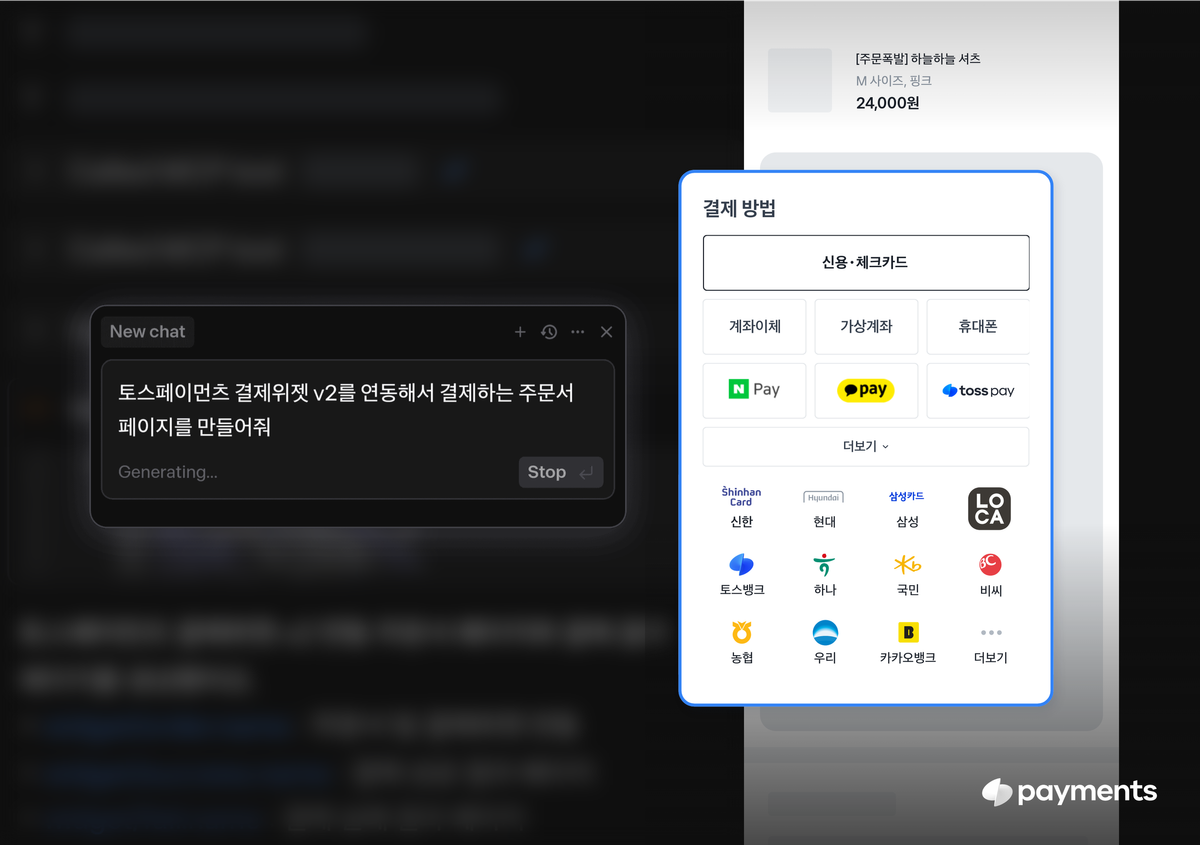 토스페이먼츠, AI 연동 MCP 서버 도입...결제 연동 10분 컷