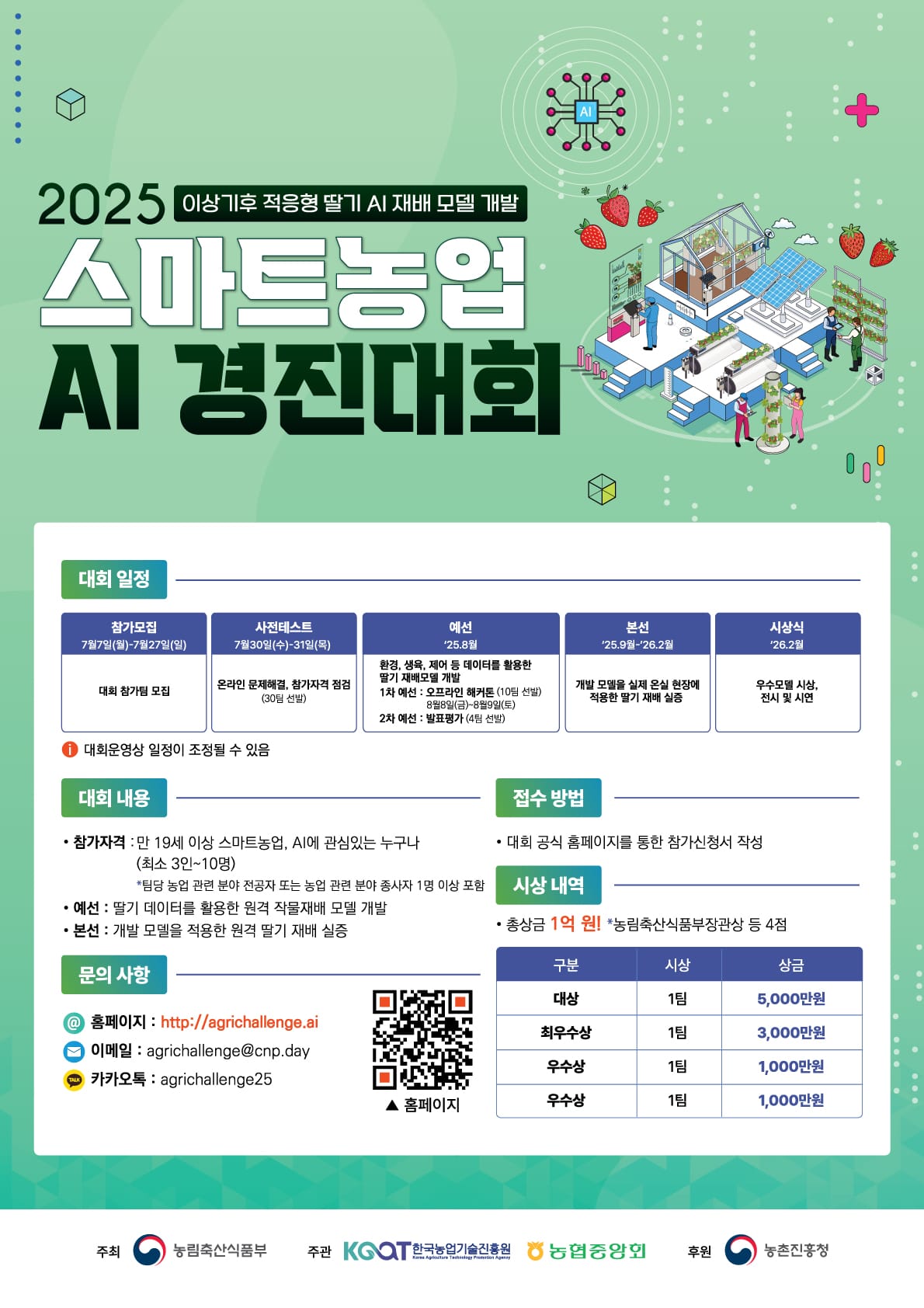 2025 스마트농업 AI 경진대회 개최